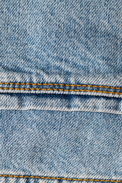 Material aus blauem Denim