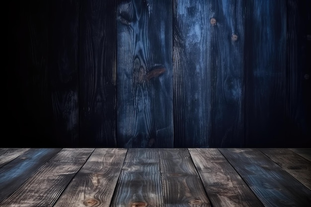 material de la cabina de fondo de tabla de madera azul