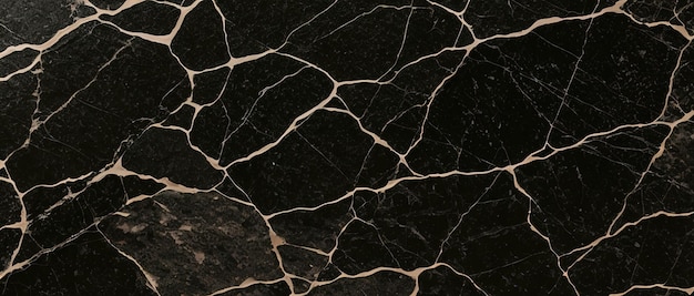 Material de fundo de textura de pedra de mármore preto Generative AI