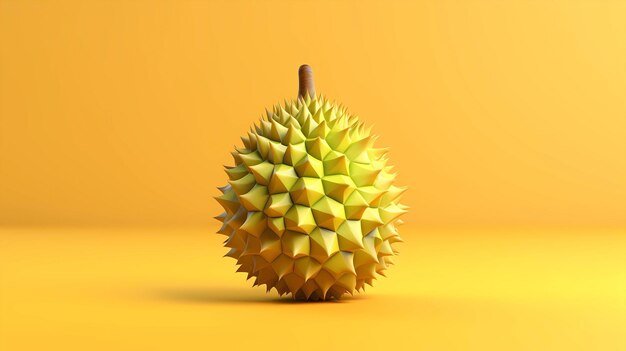 Material de ilustração de durian desenhado à mão