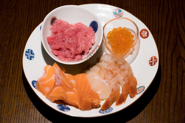 Material de sushi sashimi