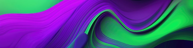 Material de fondo de moda de onda púrpura azul generado por IA