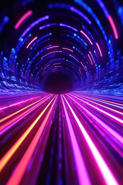 Material de fondo de rayos de tecnología de color