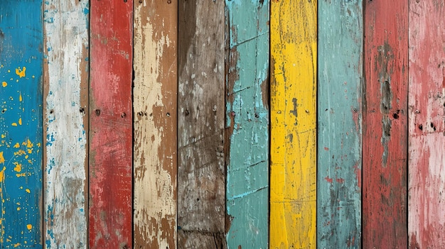 material de madera para el fondo de papel tapiz vintage fondo de madera de colores viejos grungy