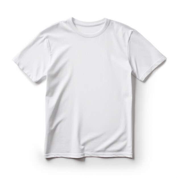 Foto material de maqueta de camiseta blanca