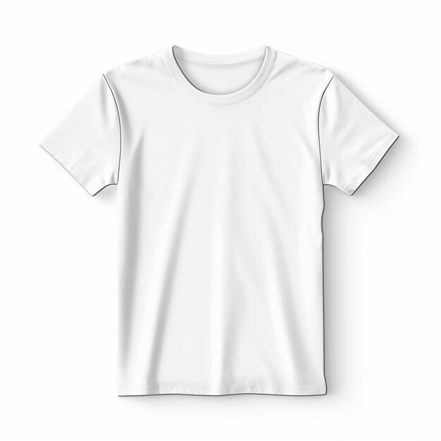 Foto material de maqueta de camiseta blanca