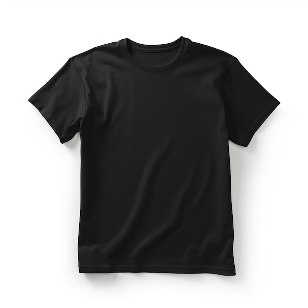 material de maqueta de camiseta negra