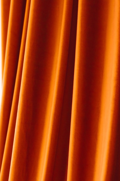 Foto material têxtil de veludo de fundo de tecido laranja abstrato para cortinas ou cortinas textura de moda e cenário de decoração para casa para marca de design de interiores de luxo