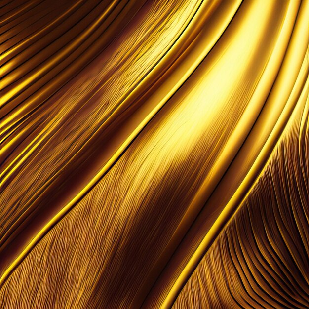 Foto materiales de textura líquida brillante fondo de oro plata pincel de pintura de agua ondas y formas