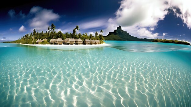 Matira Beach Bora Bora Französisch-Polynesien