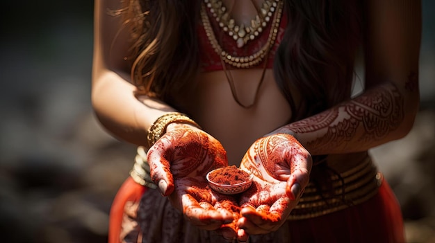 Foto para el matrimonio indio adorno de mano de henna al estilo de elizabeth gadd
