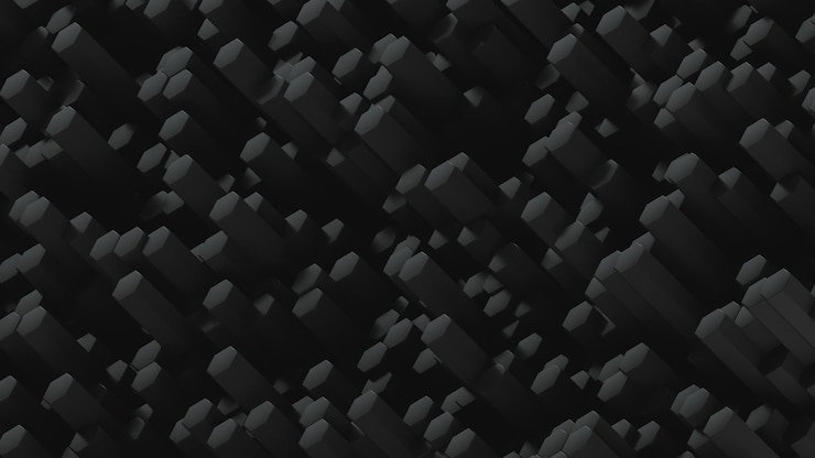 Foto una matriz de cristales hexagonales fondo abstracto de fotograma completo sobre un tema tecnológico