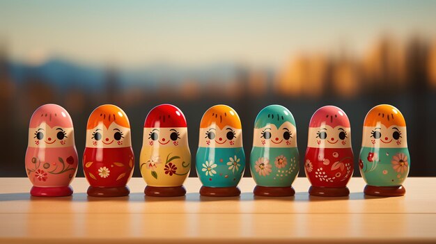 Matryoshka muñeca rusa generativa ai