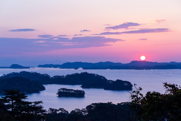 Matsushima al amanecer