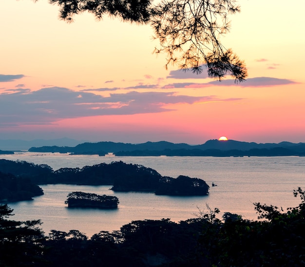 Matsushima ao nascer do sol