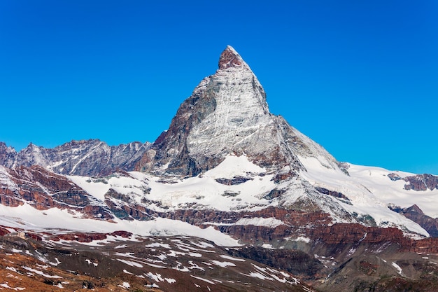 Matterhorn-Gebirge in der Schweiz