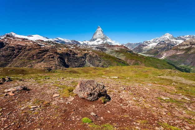 Matterhorn-Gebirge in der Schweiz