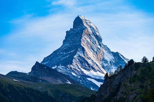 Matterhorn-Gebirge in der Schweiz