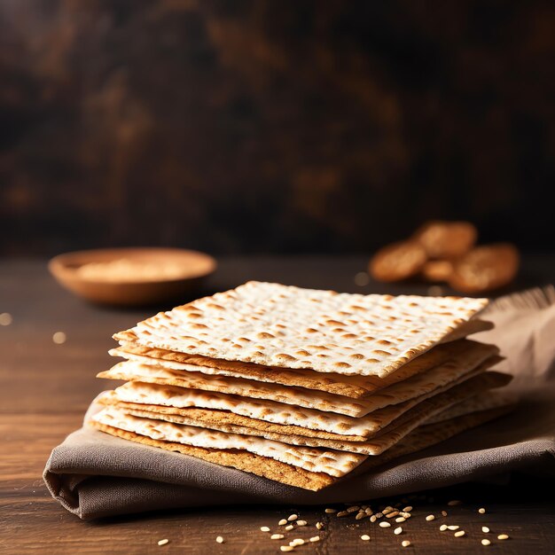 Matzah Passahmahlzeit jüdischer Feiertag