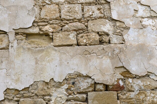 Mauer in der alten Stadt als Hintergrund 11