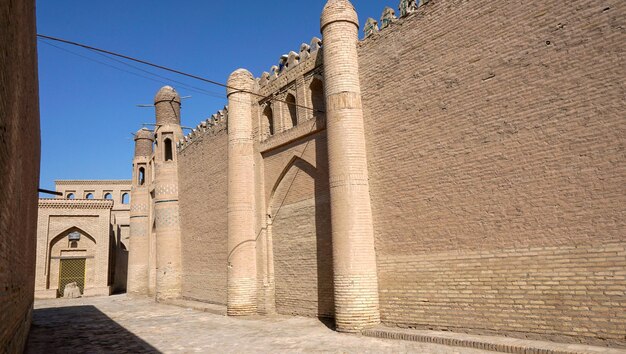 Mauern der alten Festung in Chiwa