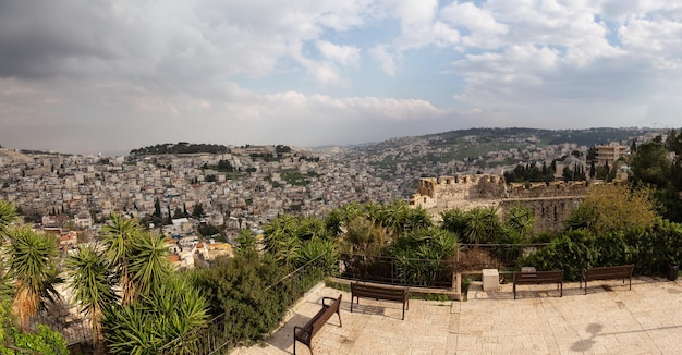 Mauern von Jerusalem rund um die Altstadt