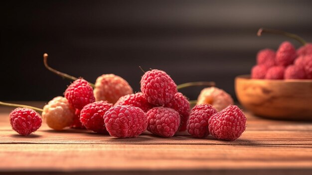 Maulbeeren auf dem Tisch