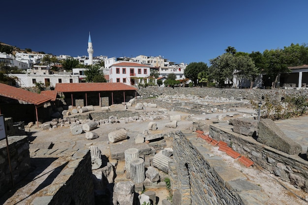 Mausoleo de Halicarnaso en la ciudad de Bodrum Mugla Turquía