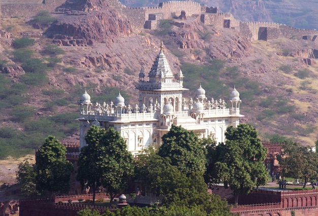 Mausoleo de Jaswant Thada en India