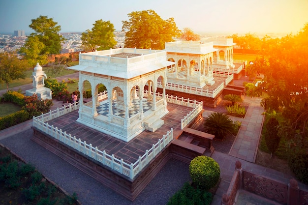 Mausoleo de Jaswant Thada en Jodhpur Rajasthan India