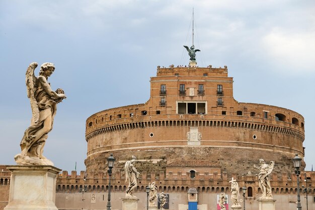 Mausoléu de Adriano Castel Sant Angelo em Roma Itália