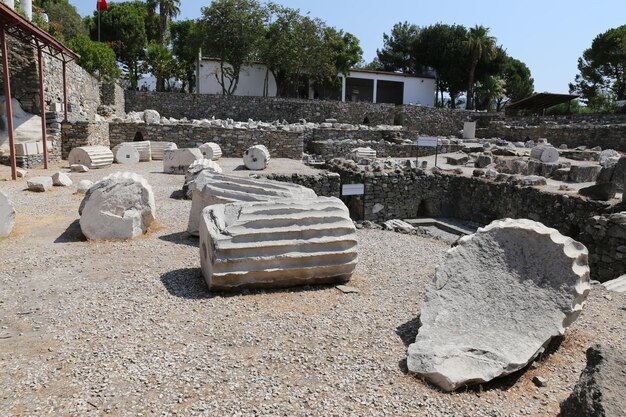 Mausoleum in Halikarnassos in Bodrum, Türkei