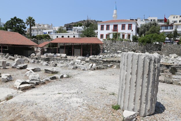 Mausoleum in Halikarnassos in der Stadt Bodrum