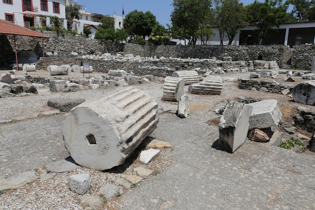 Mausoleum in Halikarnassos in der Stadt Bodrum