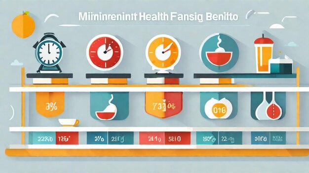 Foto maximizar los beneficios para la salud con el ayuno intermitente