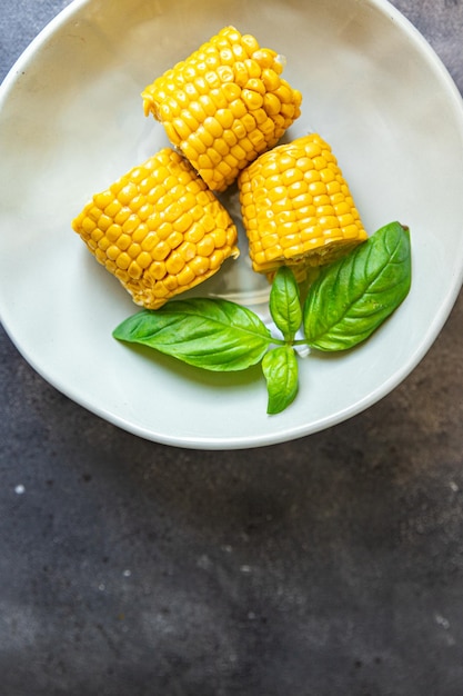 mazorca de maíz cocina hervida comida fresca comida merienda dieta en la mesa espacio de copia fondo de alimentos