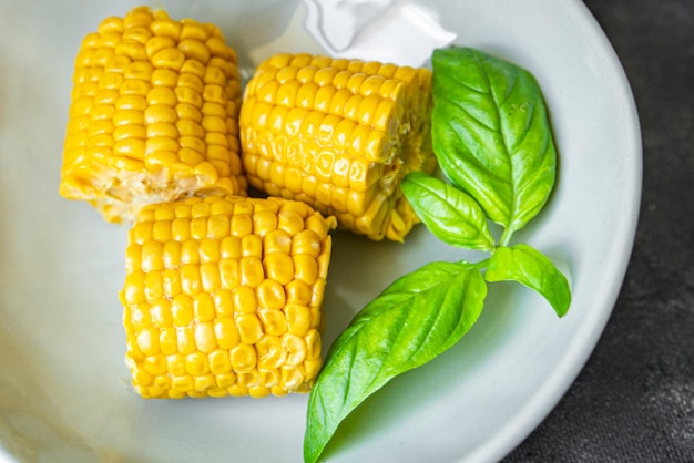 mazorca de maíz cocina hervida comida fresca comida merienda dieta en la mesa espacio de copia fondo de alimentos