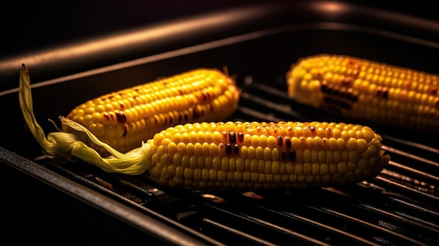 Mazorcas de maíz a la parrilla IA generativa