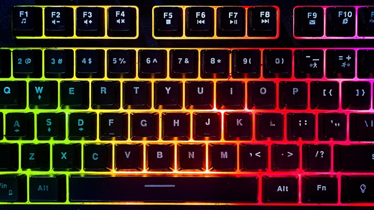 Me encanta la tecnología fotográfica de teclado mecánico RGB