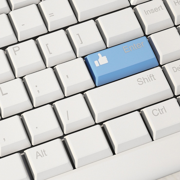 Foto me gusta el teclado de botones