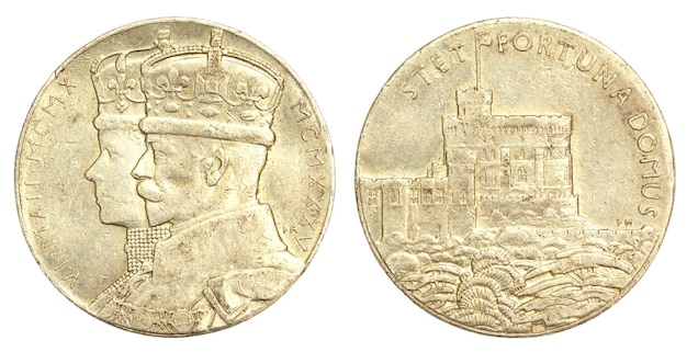 Medalhão do Jubileu de Prata do Rei George V 1935