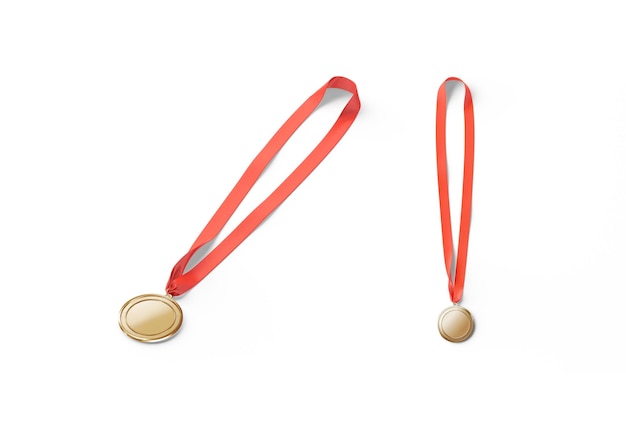 Medalla de oro con cinta Medalla de campeón para la competencia ganar Mejor premio de oro para el fútbol