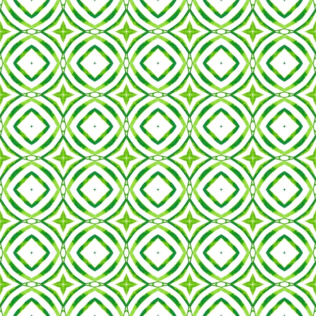 Medallion nahtloses Muster Grün schick boho chic