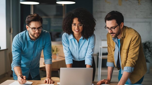 Foto mediano tiro personas trabajando juntas