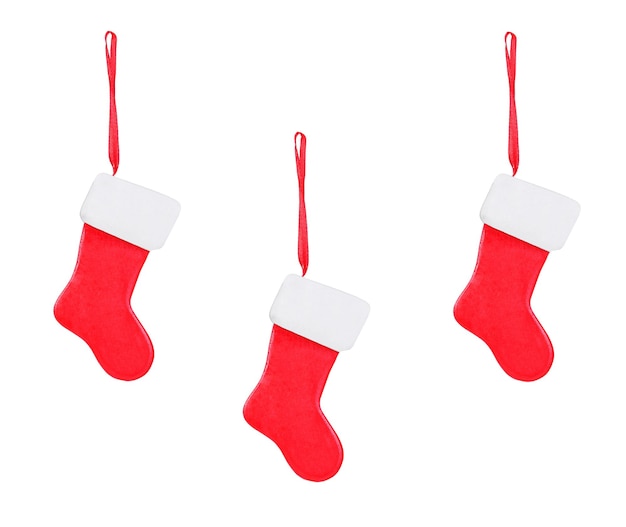 Medias rojas de Papá Noel