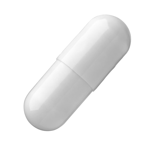 Medicamento médico de la píldora roja blanca