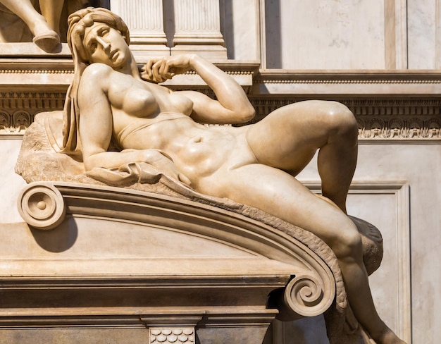 Medici-Kapellen Innenraum Cappelle Medicee Michelangelo Renaissance-Kunst in Florenz Italien