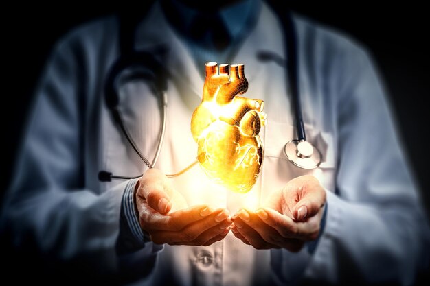 Medicina moderna e tecnologia. Cardiologia. Mídia mista