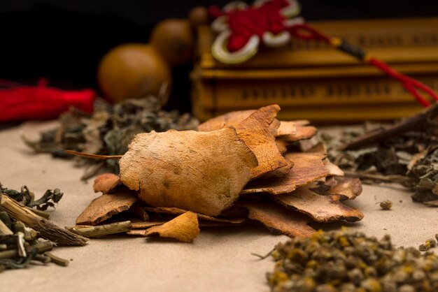 Foto medicina tradicional chinesa ainda combinação de vida