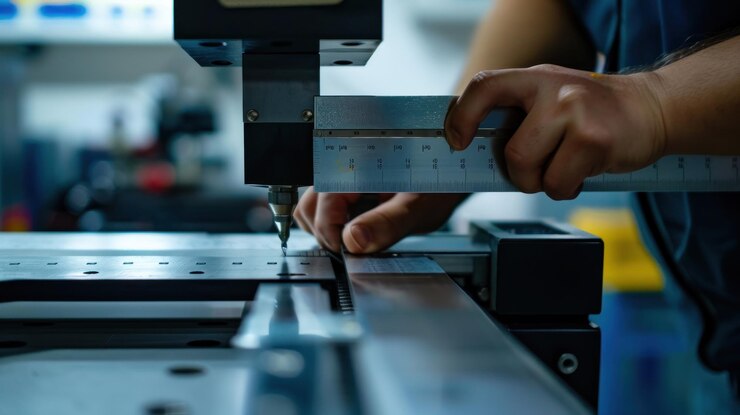 Foto medición y fabricación de precisión